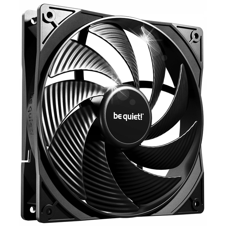 Ventilátor PC Pure Wings 3 140mm PWM, nyomás 2,44mm/H2O, 1800 RPM, fekete