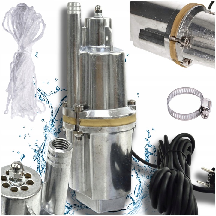 Потопяема помпа за чиста и мръсна вода, 600W, 1200 л/ч, 10x28см