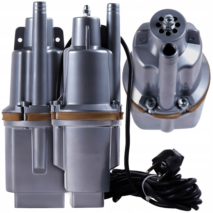 Pompa submersibila pentru apa curata si murdara, tip rusesc, 10cm, 220-240VAC, 8m adancime, 60m inaltime