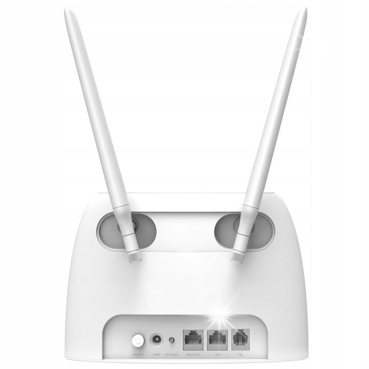 Router Tenda 4G06, 4G LTE, Wi-Fi 4, 300 Mbps, 2.4 GHz, 185x126x60mm