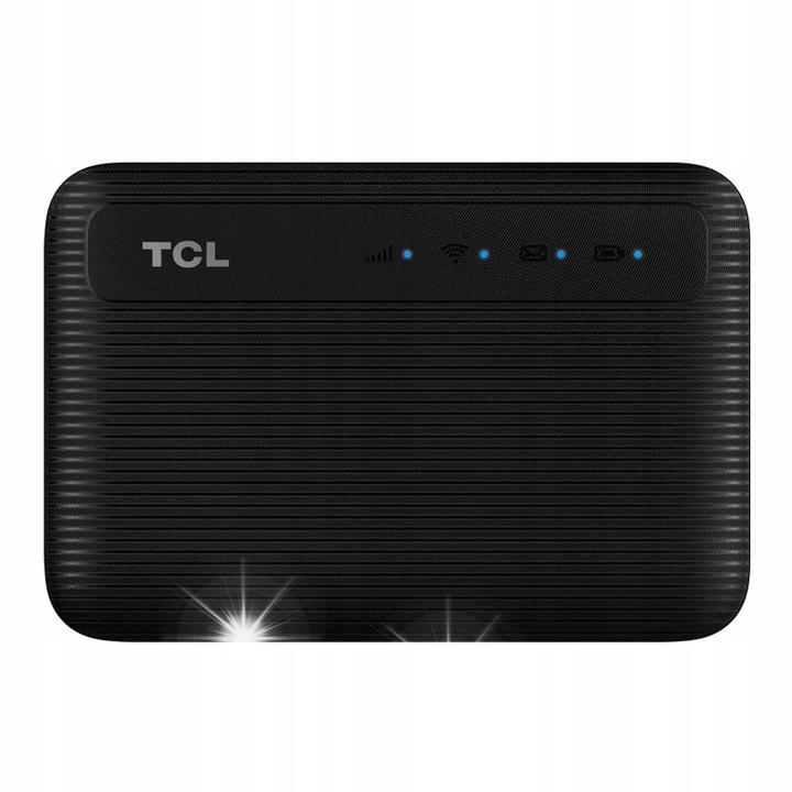 TCL LINK ZONE 4G LTE CAT6 mobil router, 300 Mb/s, 32 felhasználó, fekete, 92x62,5x13,3mm, teljes készlet