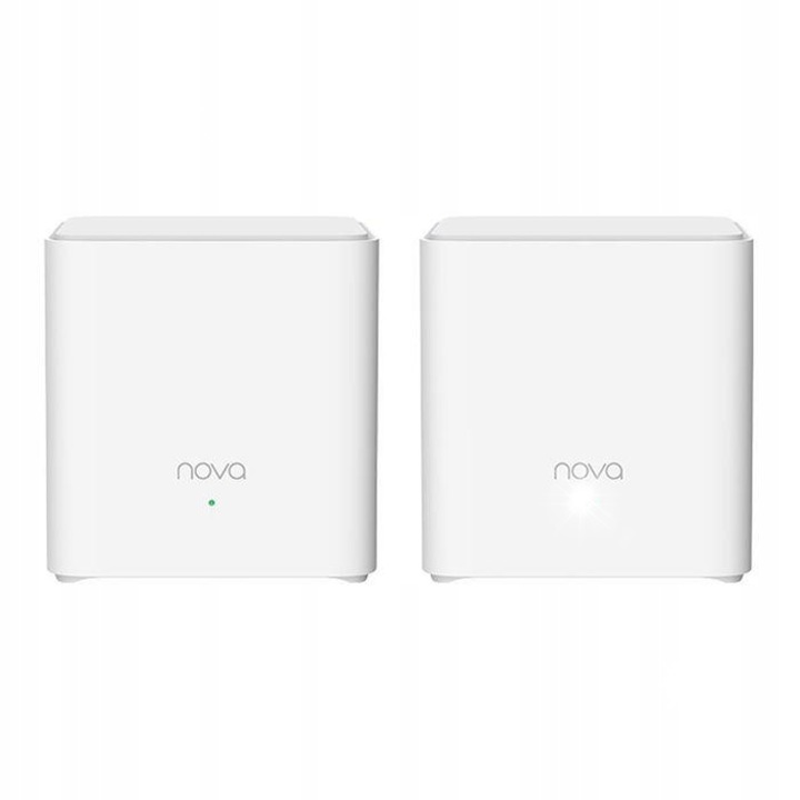 Tenda EX3 Mesh rendszer (2 darabos készlet) WiFi 6 AX1500, 3000 Mbps, 2,4 GHz és 5 GHz, 90x90x93mm