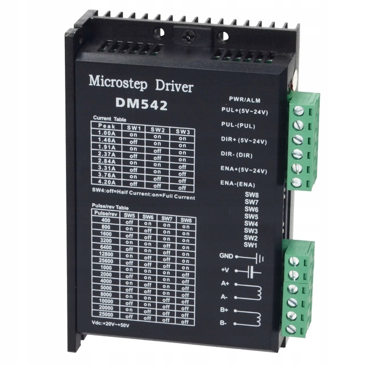 Модул DM542, 4.2A, 20-50V, 200kHz, плавен старт