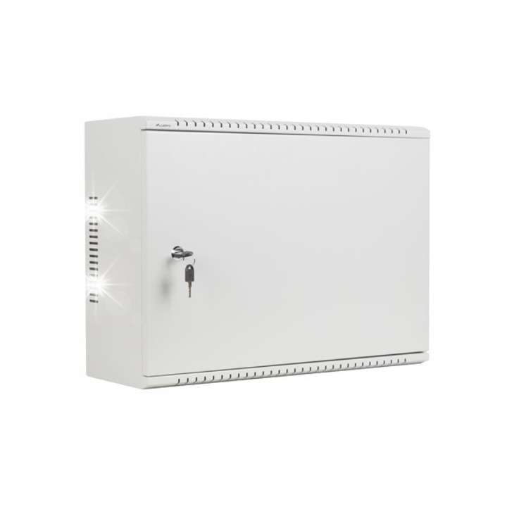 Safa 19" rack beépítő keret 4U+3U, szürke, 540x200mm, komplett szett