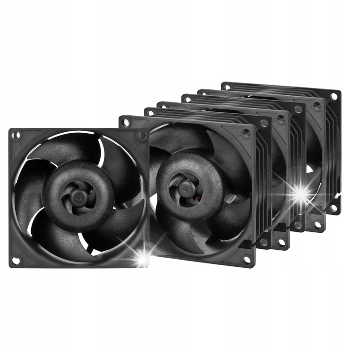 ARCTIC S8038-7K ventilátorkészlet, 4 db, 80mm, 500-7000rpm, 25mmH2O, többszínű