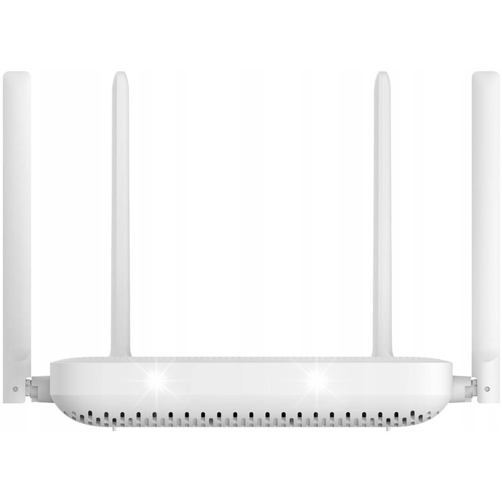 Vezeték nélküli Xiaomi AX1500 router, 4 antenna, 2,4GHz és 5GHz, 247x143,5x178,7mm, fehér