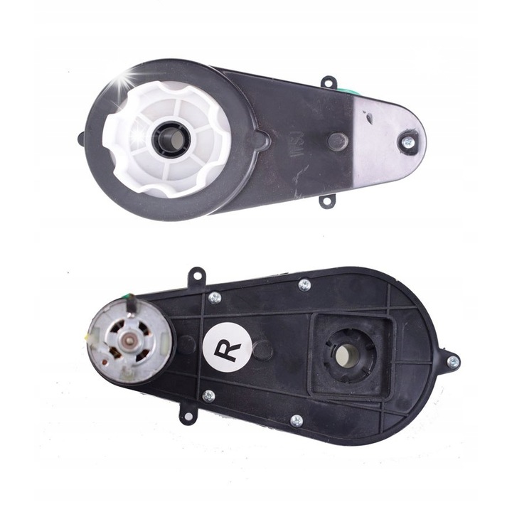 Комплект задвижващ агрегат Jokomisiada 12V 10000 RPM, размери 36x60x64mm