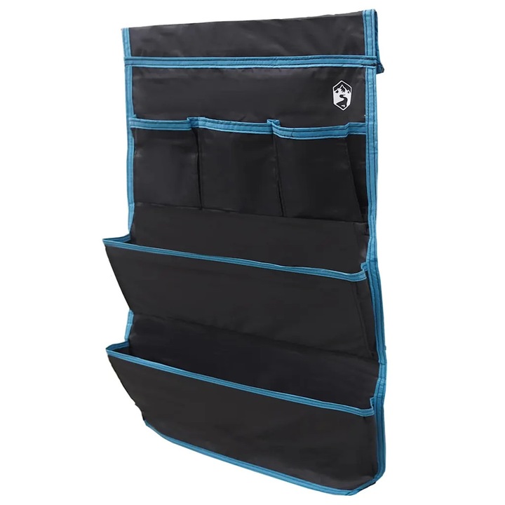 Cort pentru hayon vidaXL, Gri si Portocalie 285 x 255 x 245 cm tafta