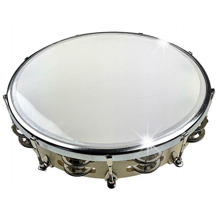 Тамбурин Kera LTH10-16, 16 чифта звънчета, 26x6см, дървен