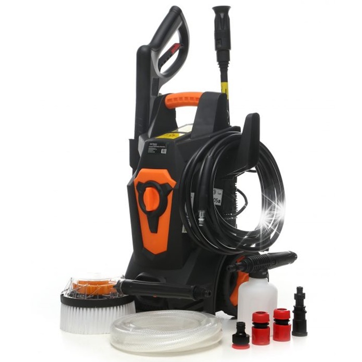 Aparat spalat cu presiune Kraft&Dele KD446, 2000W, 200bar, 5L/min, 7kg, apa calda