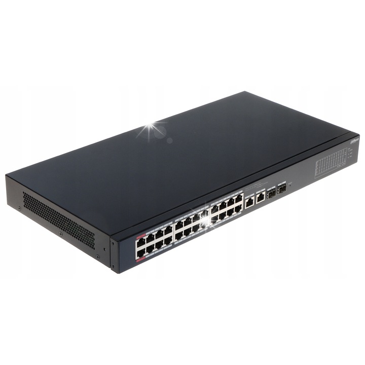 PoE 24-portos switch CS4226-24ET-240, 10/100 Mb/s, 240W, fém, 440x220x44mm