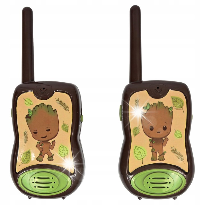 Lexibook Groot 2 db-os walkie talkie gyerekeknek, 200m, 3+ év, rugalmas antenna, vegyes színek