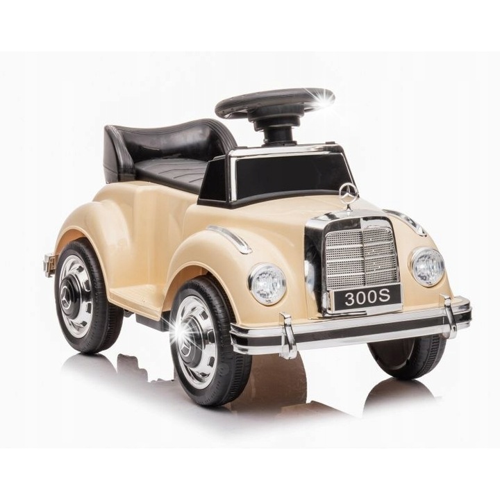 Mercedes Benz 300 S/LS-128 lovas, krém, 1 ülés, tárolóhellyel