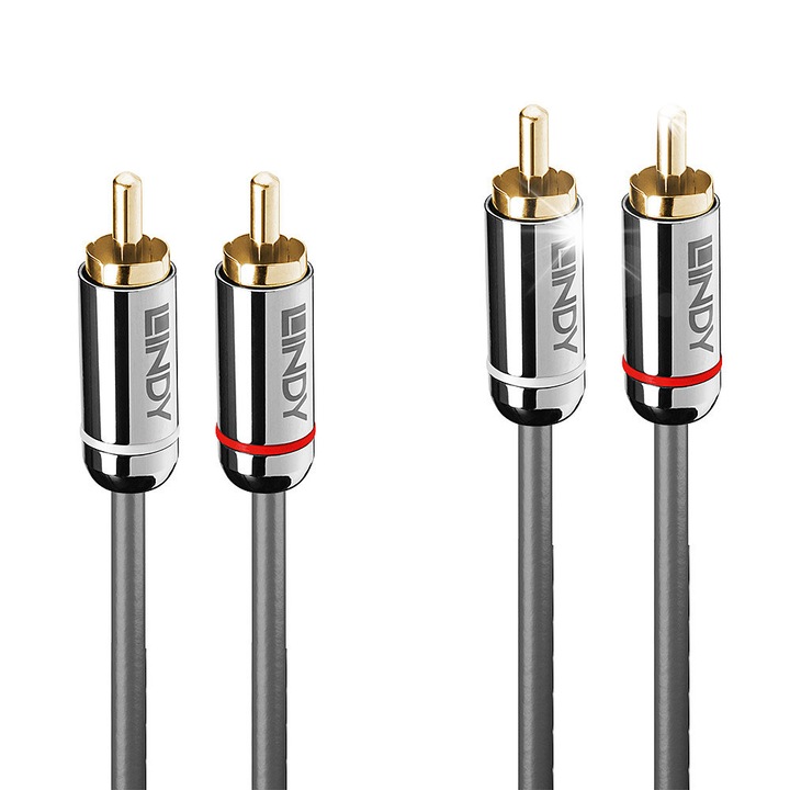 Аудио кабел 2xRCA-2xRCA CINCH стерео Lindy 2м