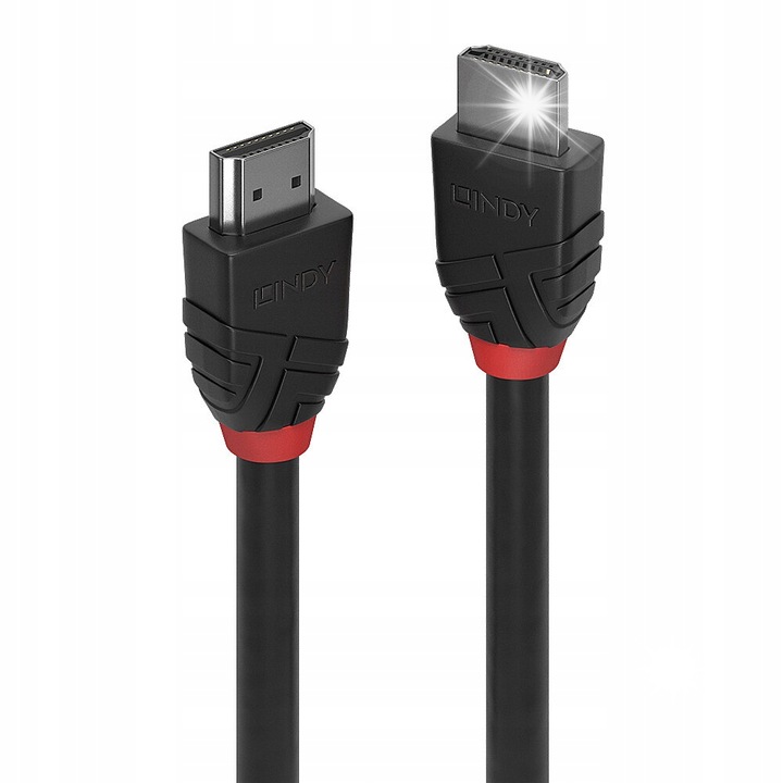 HDMI 2.1 кабел Black Line, 5м, 8K60Hz, 48 Gb/s, черен
