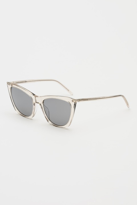 Saint Laurent, Ochelari de soare cat eye Kate, 55-20-145, Auriu