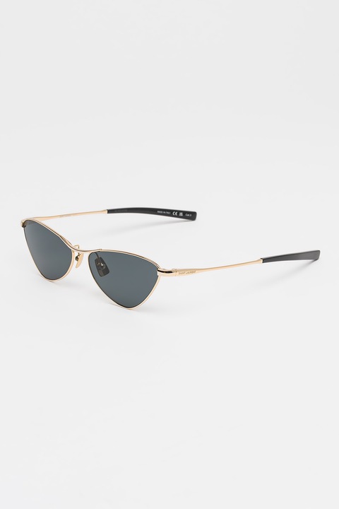 Saint Laurent, Ochelari de soare cat-eye, 56-14-140, Auriu