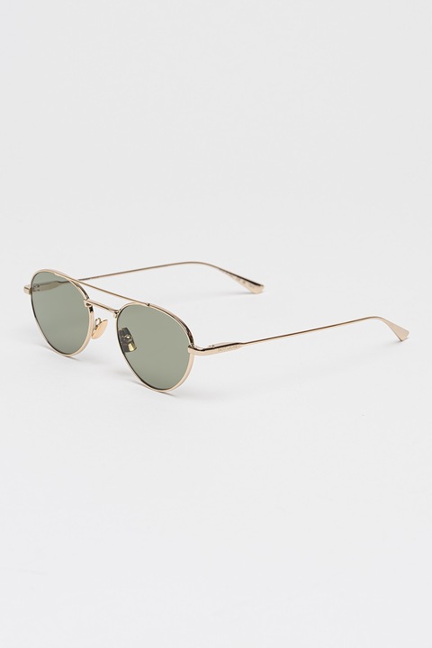 Saint Laurent, Ochelari de soare rotunzi cu rama metalica, 51-20-145, Auriu