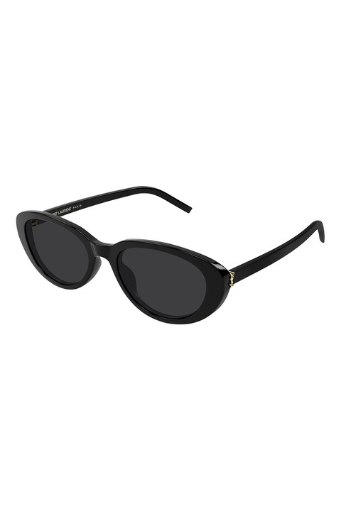 Saint Laurent, Ochelari de soare cu lentile ovale, 55-19-145, Negru