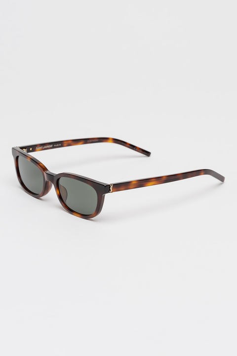Saint Laurent, Ochelari de soare cu logo lateral, 53-19-145, Maro inchis