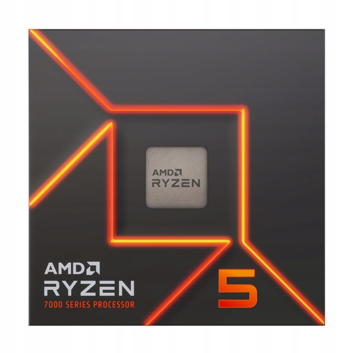 Процесор AMD Ryzen 5 7600X 4,70/5,30 GHz, 6 ядра, 12 нишки, сокет AM5