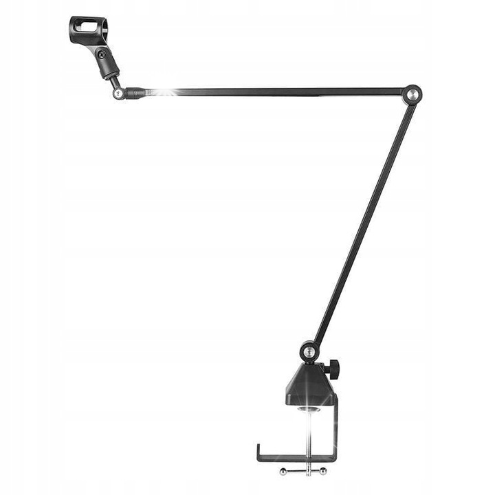 Asztali állvány táblagéphez és okostelefonhoz, Kaline, 28cm, fekete