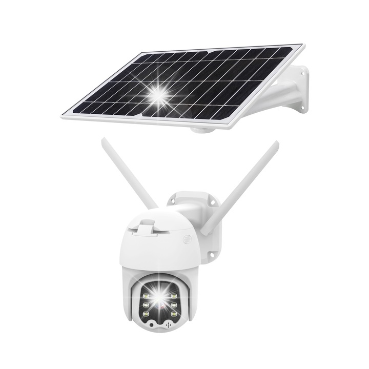 Соларна WiFi камера за наблюдение Kruger&Matz Connect C90, 2 Mpx резолюция, IP65, размери 310x170x110mm