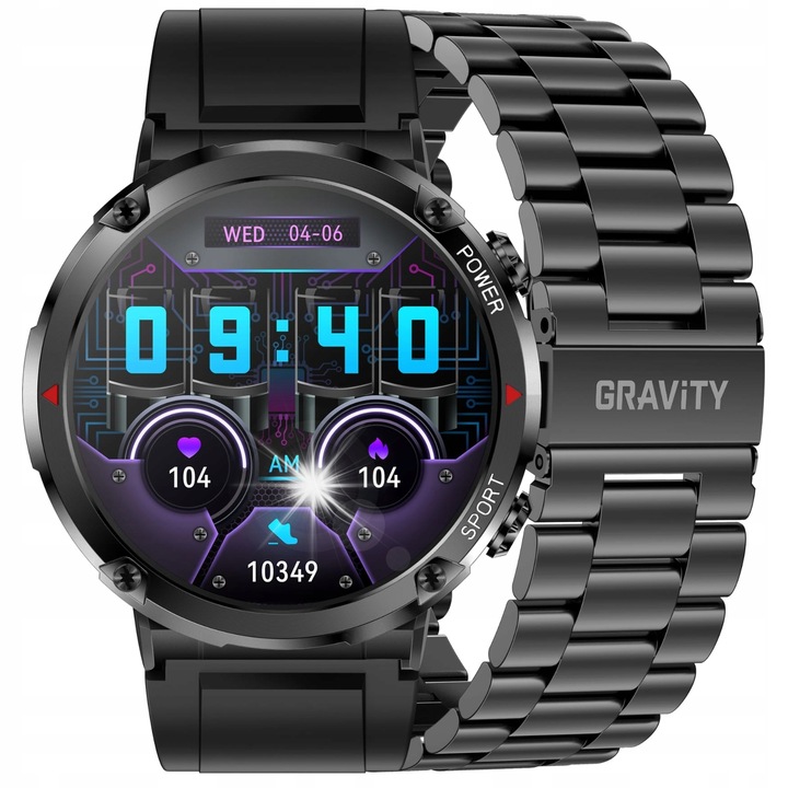 Smartwatch CMF By Nothing Watch Pro 2, senzor de puls, senzor SpO2, gri