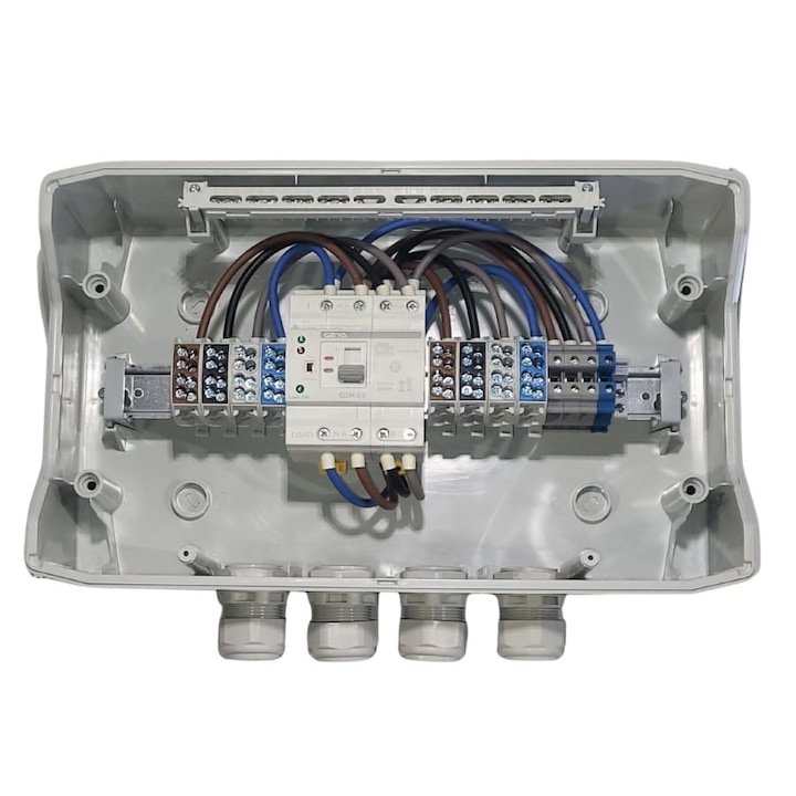 Tablou electric ELECTRITEC ATS GEYA 63A 4P IP66, trifazat, 400V, montaj aparent, 18 module