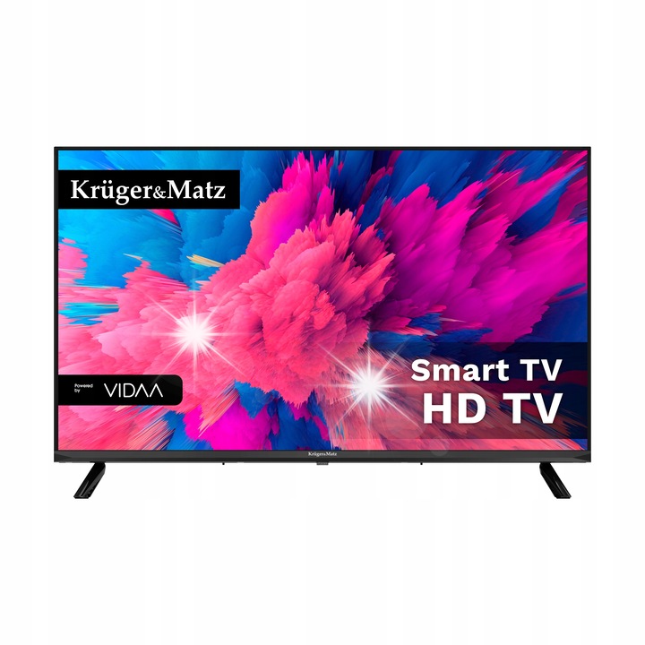 Televízió 32" HD okos, Kruger&Matz, VIDAA, Wi-Fi, 3xHDMI, 2xUSB