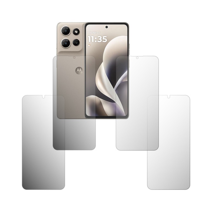 Комплект 4X Фолио Протектор за Екран Folie24, за Motorola Moto G Power (2026), 2X Ултра-Прозрачно + 2X Матово, Покритие на Целия Дисплей и Съвместимо с Калъф, Самозалепващо, Гъвкаво със Саморегенерация