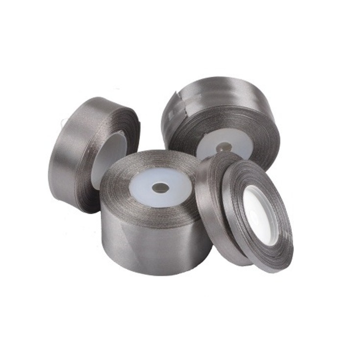 Panglica satina NEOPAK, Argintiu, 25 mm, 32 m, 8140