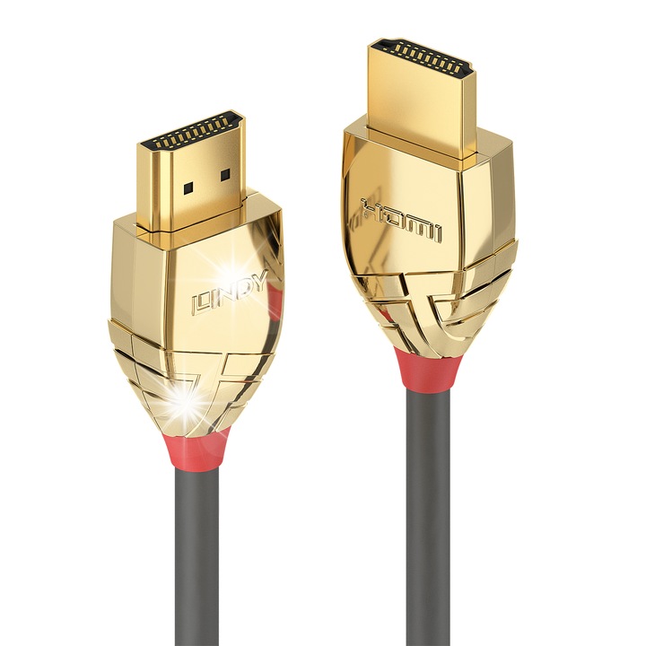Cablu HDMI 2.0 Gold Line, 10m, 4K UHD, 1x HDMI la 1x HDMI