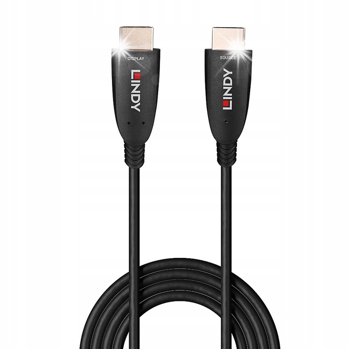 HDMI 2.1 8K кабели, Lindy, 40м, 48Gbps, черен