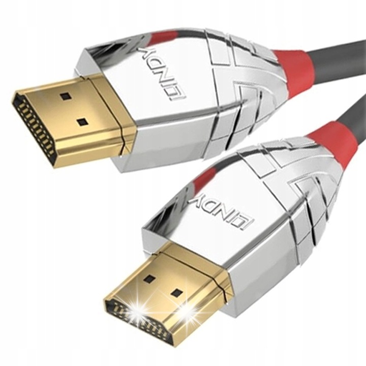 HDMI 2.0 кабели Cromo Line, 7.5м, 4K UHD, сиви