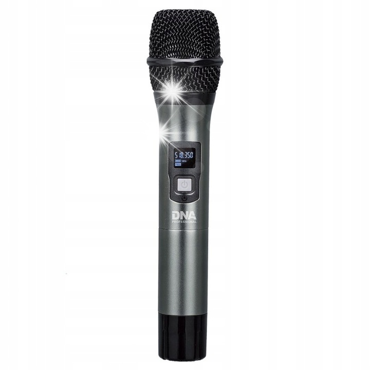 Music Express DNA VM vezeték nélküli énekmikrofon, kardioid karakterisztika, 518-542 MHz frekvencia, 2xAA tápellátás