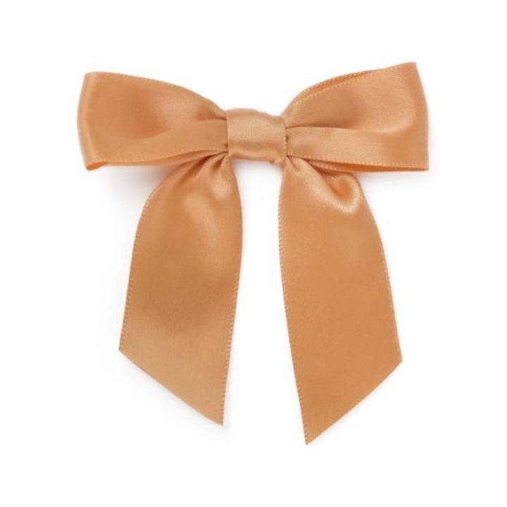 Set 10 buc, Funda satin, autoadeziva, 8 cm, Auriu deschis, latime banda 25 mm