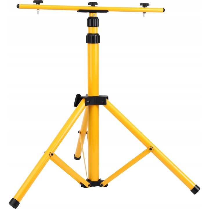 LTC teleszkópos állvány két LED reflektorhoz, állítható magasság 60-150 cm, fém konstrukció, szürke-narancssárga