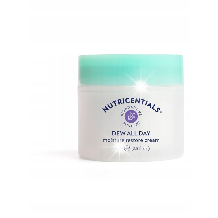 Nutricentials Dew All Day, hidratáló arckrém, 75 ml, krém, nem komedogén, minden bőrtípusra