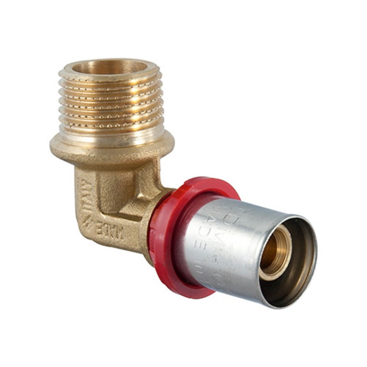 Cot presare TDM 26mm, 1" filet exterior, alama, utilizare instalatii sanitare