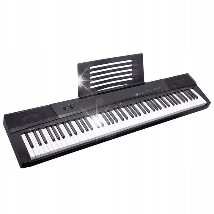 Hordozható digitális zongora MK DP 881, 88 billentyű, 140 hangszín, USB-MIDI, 129,8x28,5x11,2cm