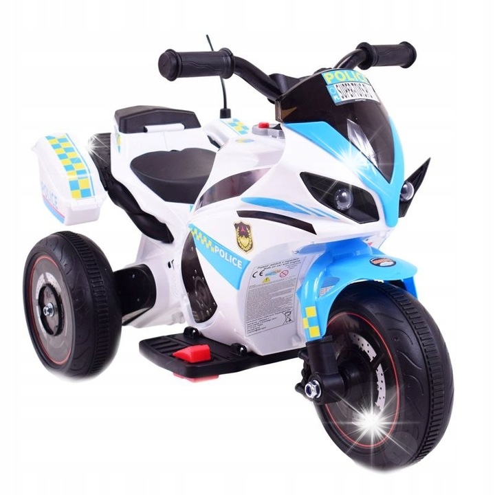 Elektromos gyermekmotor, Import Super-toys, GTM-5588A, 3 kerék, kék