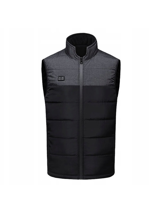 Mozos HV2 fűthető mellény, fekete, poliészter