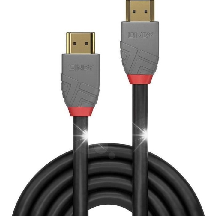 Cabluri HDMI 2.1 Lindy Anthra Line 36953, 2 метра, 48Gbps, 8K, eARC