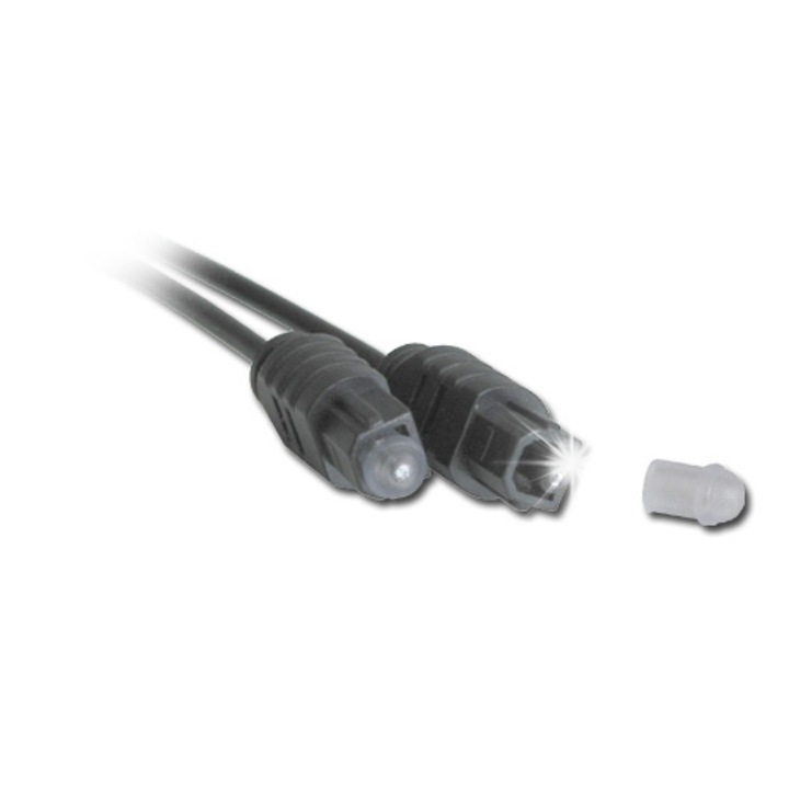 Lindy TosLink аудио кабели 10м, Super Slim, 2.2мм, устойчиви на смущения