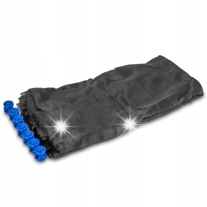 Belső trambulin háló 244-252 cm, 6 oszlopos, 180 cm magas, cipzáras, Neo-Sport