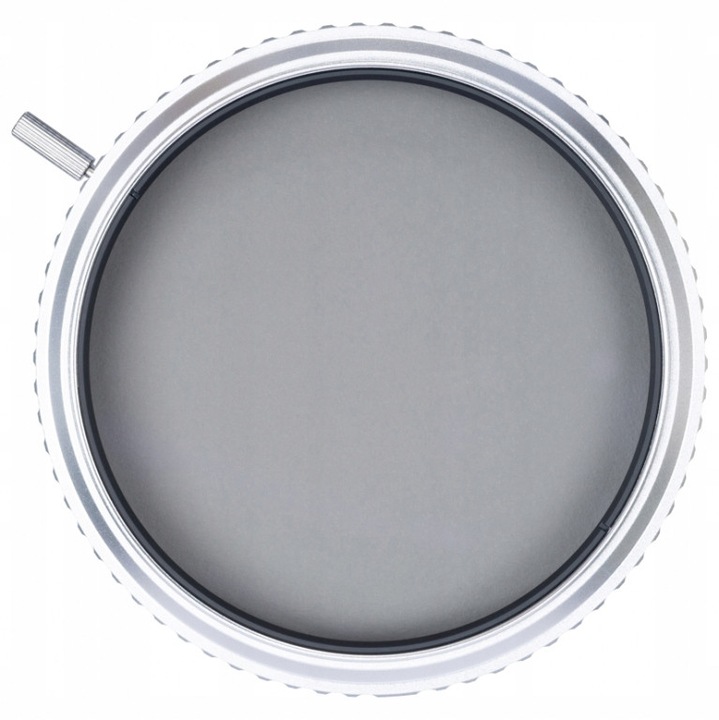 Filtru ND variabil NISI 1-5 Stops 52 mm, rama subtire din aluminiu, nanopelicula, set inclus