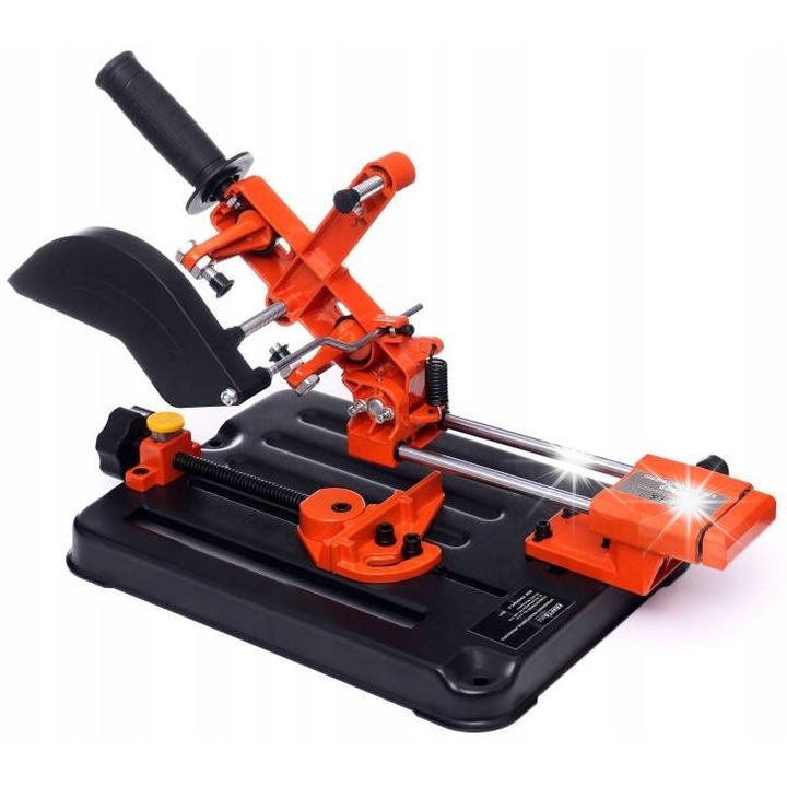 Стойка за ъглошлайф, KraftDele, 110-125 мм, алуминий, 62x28x40 см