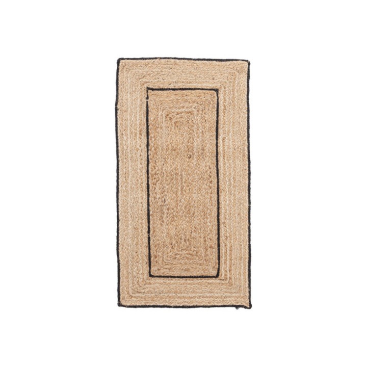 Covoras iuta natur negru Ankit 60X90 cm