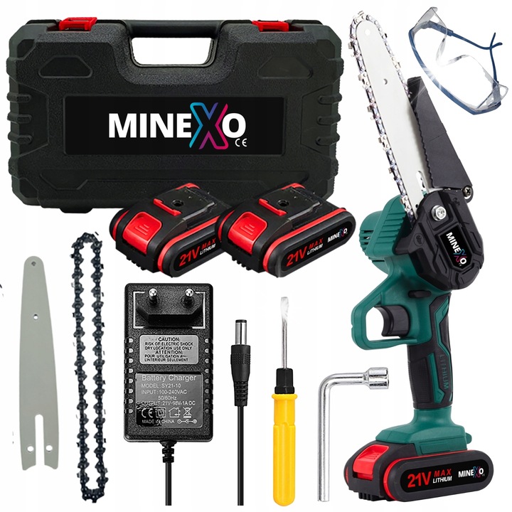 AKKUMULÁTOROS LÁNCOS FŰRÉSZ KÉZI FŰRÉSZ 21V